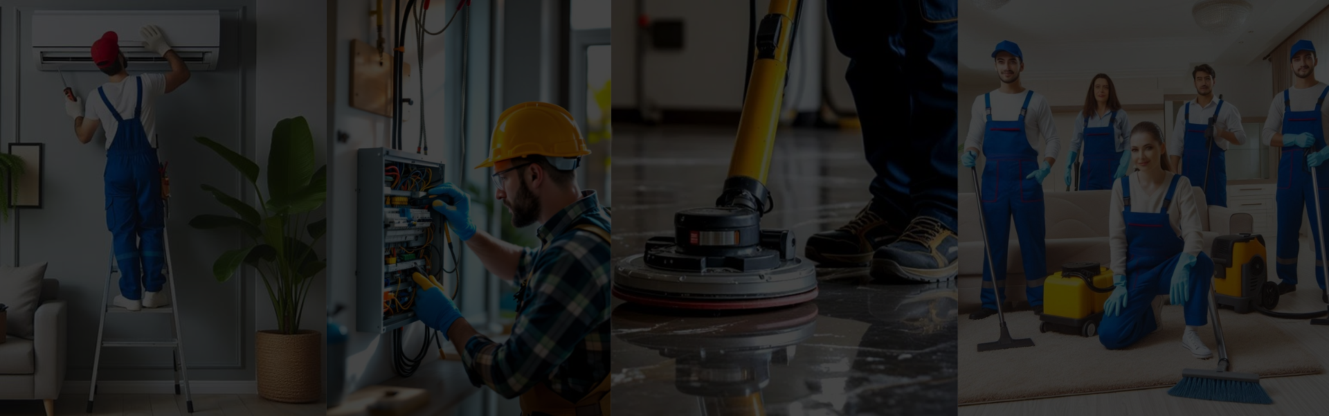ac, electrical, cleaning services